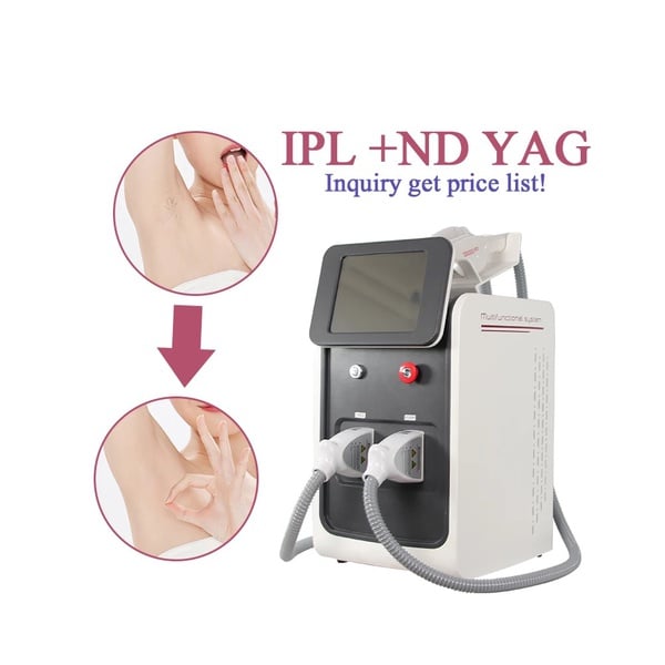 IPL+RF+ND Yag laser IPL SHR hair and Tattoo removal
