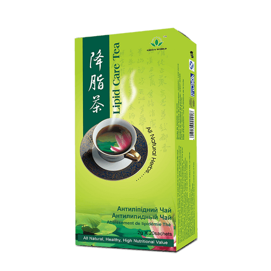 Lipid Care Tea Green World : Lowers Blood Fat And Control Body Weight | Green World health products