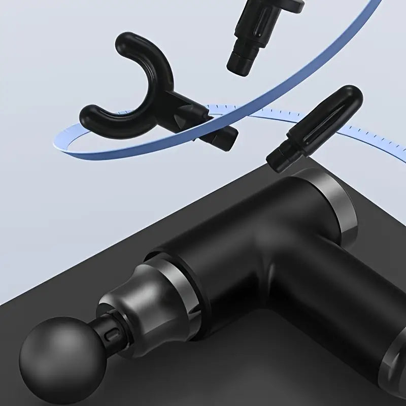 1pc Portable Mini Massage Gun - Deep Tissue Muscle Massager (Black)-3