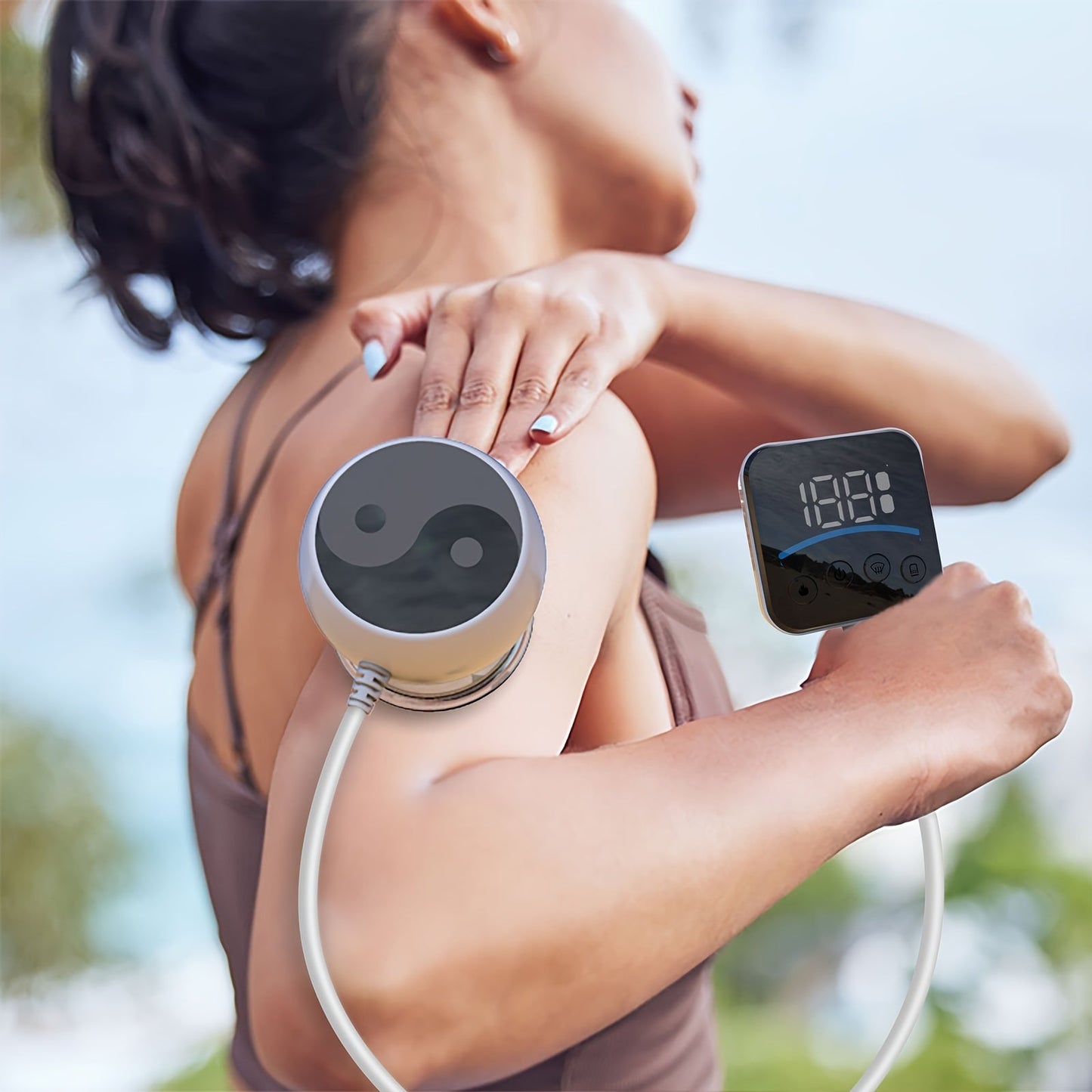 Advanced Neck, Back, Waist, and Shoulder Massager(White)-2