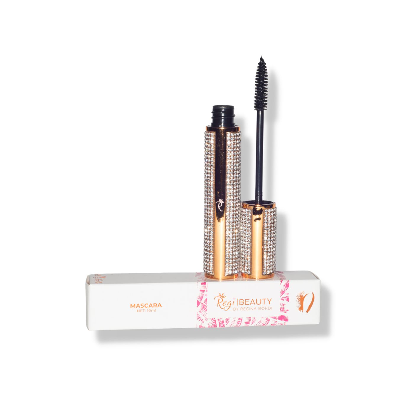 Diamond Waterproof Vegan Mascara for Long Lashes - Black